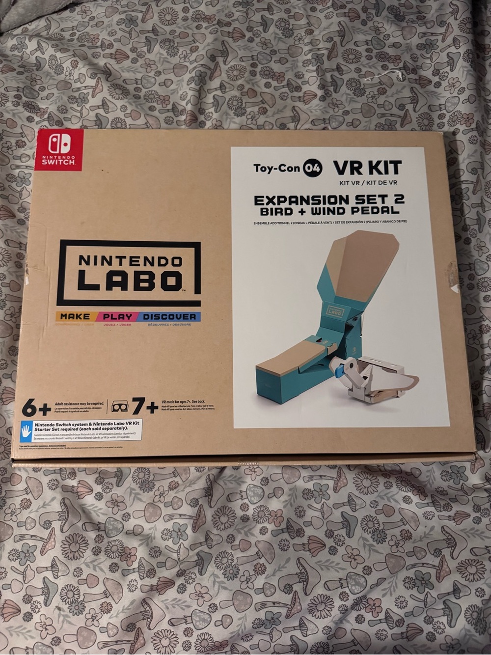 Nintendo Labo Toy-Con 04 VR Kit Expansion Set 2 Teal & Beige